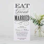 WINTERSCHIMMER-AUSGABE| WEDERINVITATION EINLADUNG (Stehend Vorderseite)