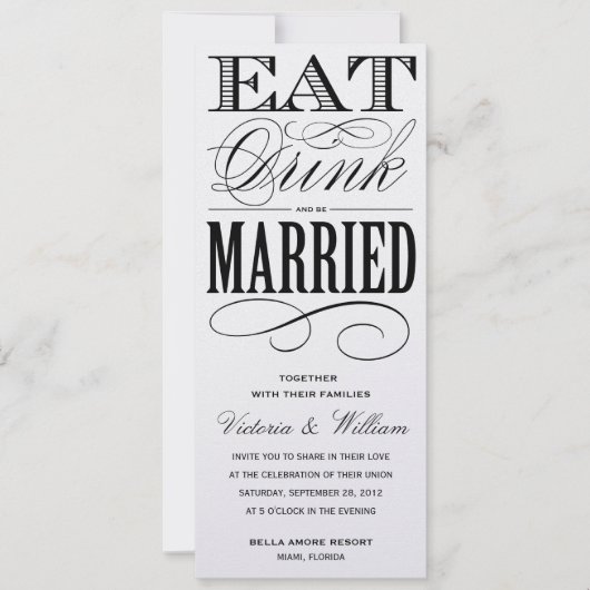 WINTERSCHIMMER-AUSGABE| WEDERINVITATION EINLADUNG (Vorderseite)