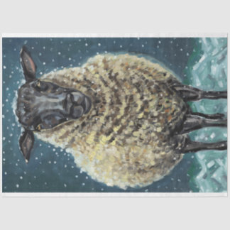 Winterschlachtpapier Seidenpapier