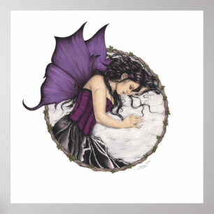 Winterschlaf-Feenposter Poster