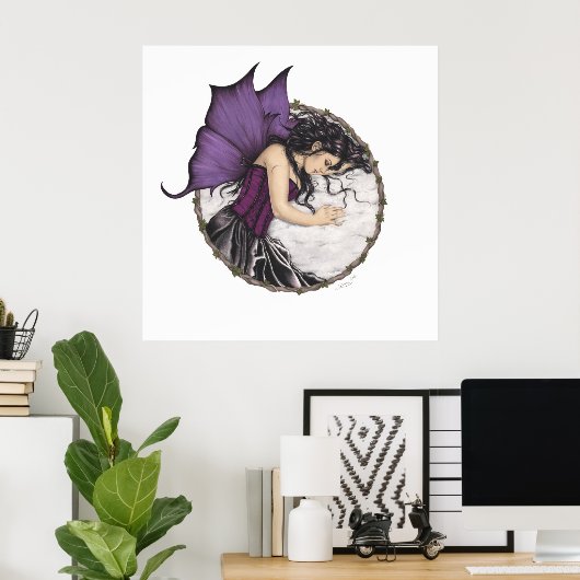 Winterschlaf-Feenposter Poster (Heimbüro)