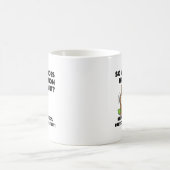 Winterschlaf Lustiger Becher Kaffeetasse (Mittel)