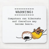 Winterschlaf Mousepad (Vorne)