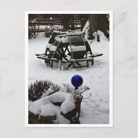 Winterschlaf Postkarte (Vorderseite)