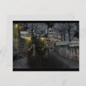 Winterschloss-Postkarte Postkarte (Vorne/Hinten)