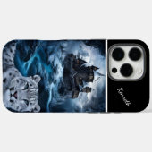 Winterschloss Snow Leopard Case-Mate iPhone Hülle (Rückseite (Horizontal))