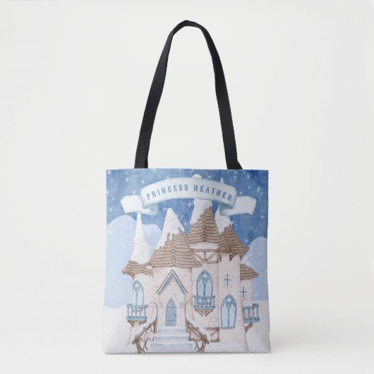Winterschloss Snowy Tasche (Vorderseite)