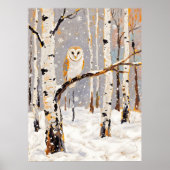 Winterschlusswand Kunstposter oder Dekopapier Poster (Vorne)