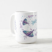 Winterschmetterling Kaffeetasse (Vorderseite Links)
