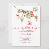 Winterschmuck Feierlichkeiten einladen Einladung (Vorderseite)