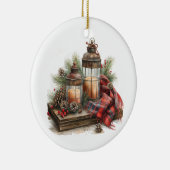 Winterschmuck Keramik Ornament (Rechts)