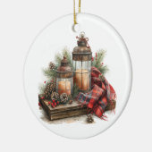 Winterschmuck Keramik Ornament (Links)