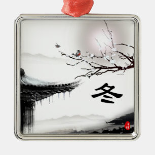 Winterschmuck Ornament Aus Metall