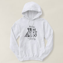 WinterSchnauzers - heller Hoodie (Frauen)