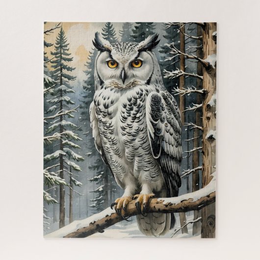 Winterschneckenpuzzle Puzzle (Vertikal)