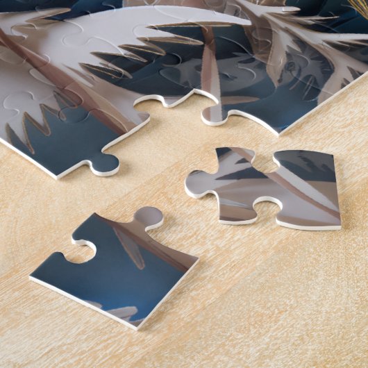 Winterschneckenpuzzle Puzzle (Seite)