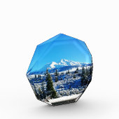 Winterschnee am Berg Shasta, CA Fotoblock (Links)