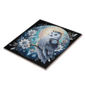 Winterschnee aus verkettetem Glas Elegante Schneew Fliese (Seite)