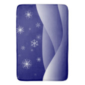 WINTERSCHNEE BADEMATTE (Vorderseite Vertikal)