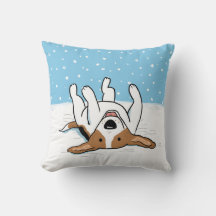 Winterschnee-Beagle | Happy Dog Holiday Design
