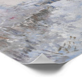 Winterschnee bei Argeteuil Poster (Ecke)