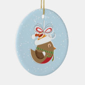 Winterschnee-Bird Weihnachtsbaum Ornamente (Rechts)