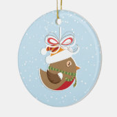 Winterschnee-Bird Weihnachtsbaum Ornamente (Links)