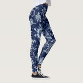 Winterschnee-Blume Leggings (Rechts)