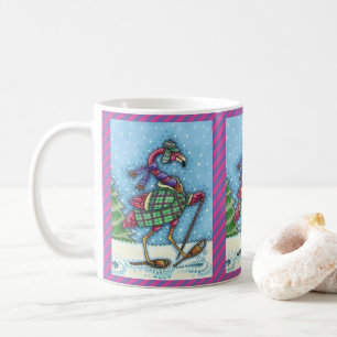 WINTERSCHNEE & COAT PINK FLAMINGO TREKKING KAFFEETASSE