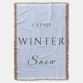 Winterschnee Decke (Vorderseite Vertikal)