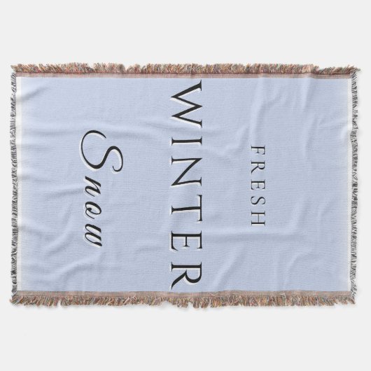 Winterschnee Decke (Vorderseite)