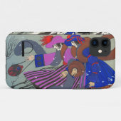 WINTERSCHNEE FASHION MONOGRAMM Case-Mate iPhone HÜLLE (Rückseite (Horizontal))