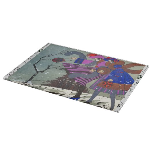 WINTERSCHNEE FASHION SCHNEIDEBRETT (Ecke)