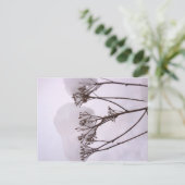 Winterschnee Foto Postkarte (Stehend Vorderseite)