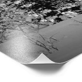 Winterschnee Fotodruck (Ecke)