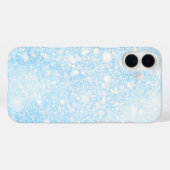 Winterschnee funkelnd Schwarz/Weiß Case-Mate iPhone Hülle (Rückseite (Horizontal))