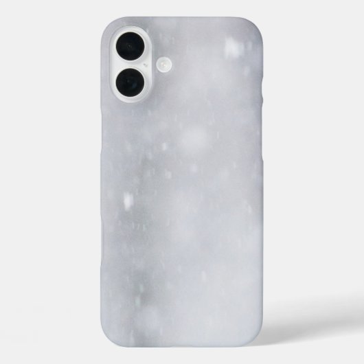 Winterschnee funkelnd Schwarz/Weiß Case-Mate iPhone Hülle (Rückseite)