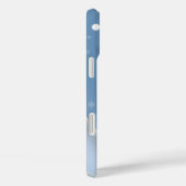 Winterschnee funkelnd Schwarz/Weiß Case-Mate iPhone Hülle (Rückseite / Rechts)