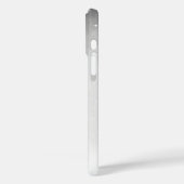 Winterschnee funkelnd Schwarz/Weiß Case-Mate iPhone Hülle (Rückseite / Links)