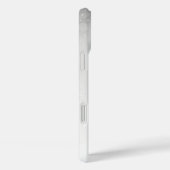 Winterschnee funkelnd Schwarz/Weiß Case-Mate iPhone Hülle (Rückseite / Rechts)