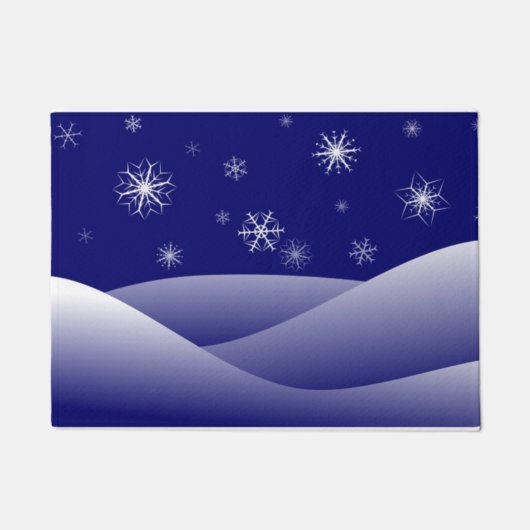 WINTERSCHNEE FUßMATTE (Vorderseite)