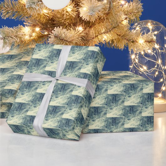 WINTERSCHNEE GESCHENKPAPIER (Feiertage)