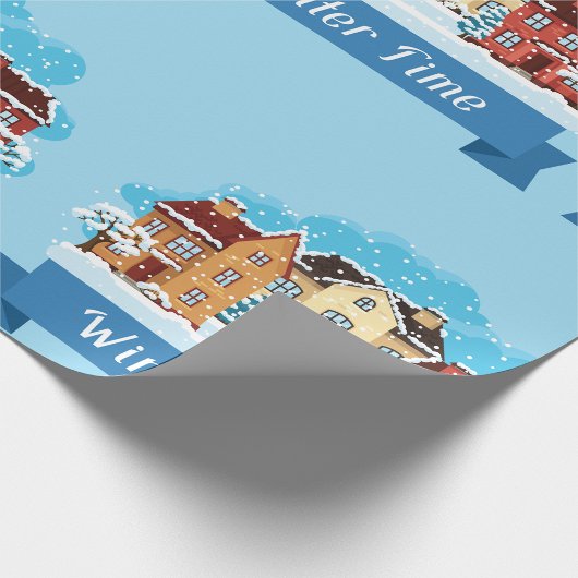 Winterschnee Geschenkpapier