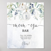 Winterschnee geschlechtsneutral Mama-osa-Bar Poster (Vorne)