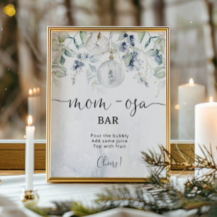 Winterschnee geschlechtsneutral Mama-osa-Bar Poster