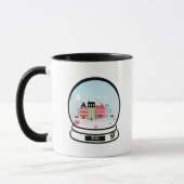 Winterschnee Globe Urlaub Kaffeepause Tasse (Links)