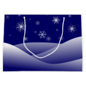 WINTERSCHNEE GROßE GESCHENKTÜTE (Vorderseite)