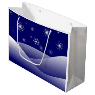 WINTERSCHNEE GROßE GESCHENKTÜTE