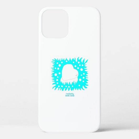 Winterschnee Herz Apple iPhone 12 Pro Fall Case-Mate iPhone Hülle (Rückseite)