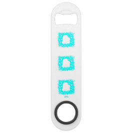 Winterschnee Herzfrequenz Flaschenöffner